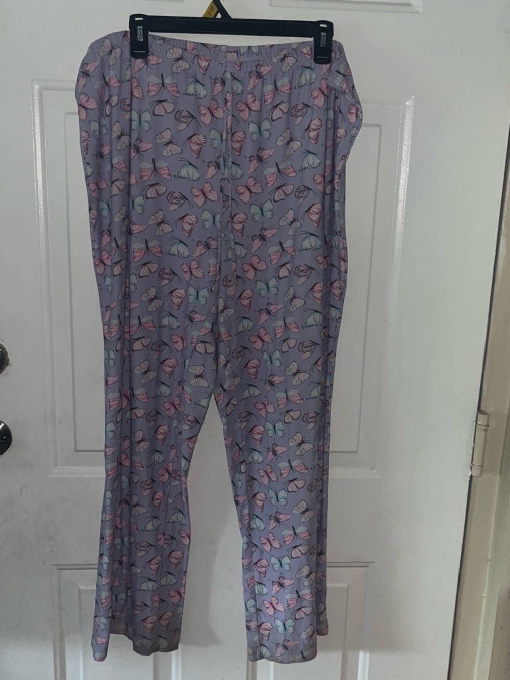 Brooks Lavender Butterfly Print Track Pants